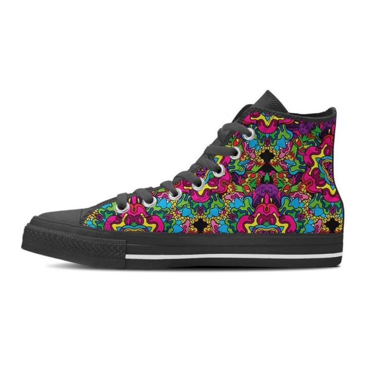 Animal Hippie Psychedelic Women's High Top Shoes
