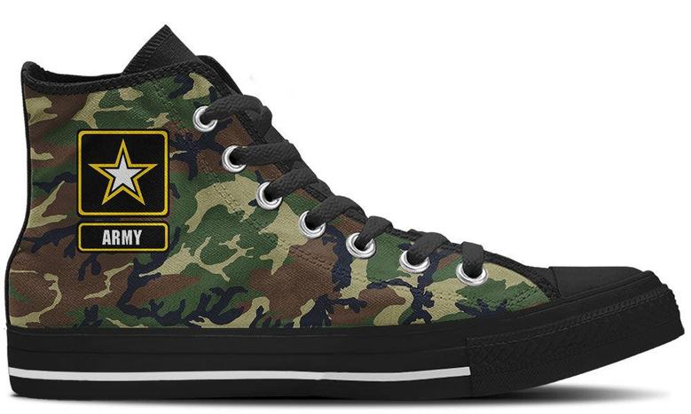 Army High Tops Canvas Shoes