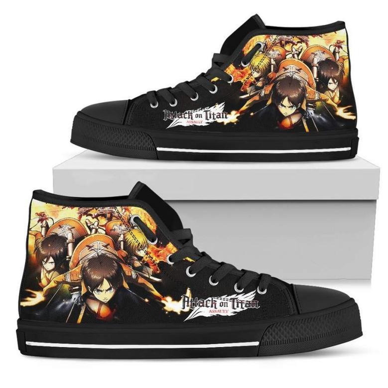 Attack On Titan Sneakers High Top Shoes