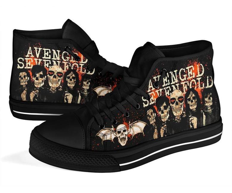 Avenged Sevenfold Sneakers Heavy Metal Fan High Top Shoes High Top Shoes