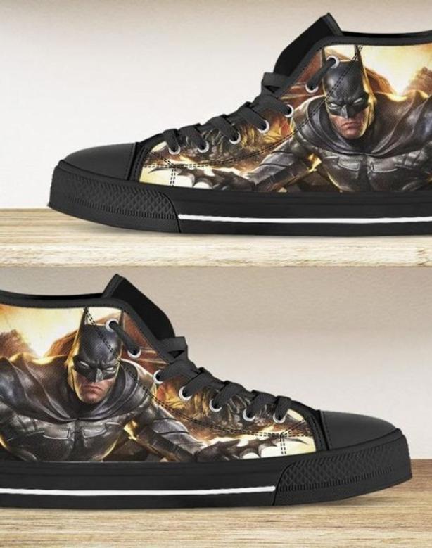 Batman High Top Shoes Rock Band High Top Shoes