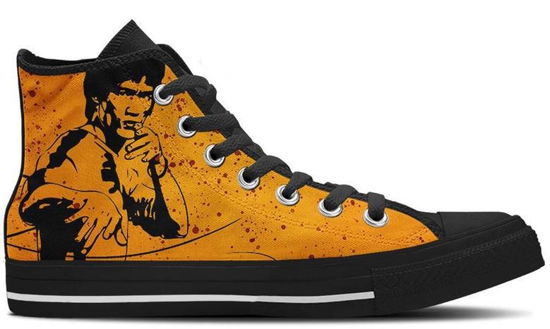 Bruce Lee High Top Shoes Sneakers