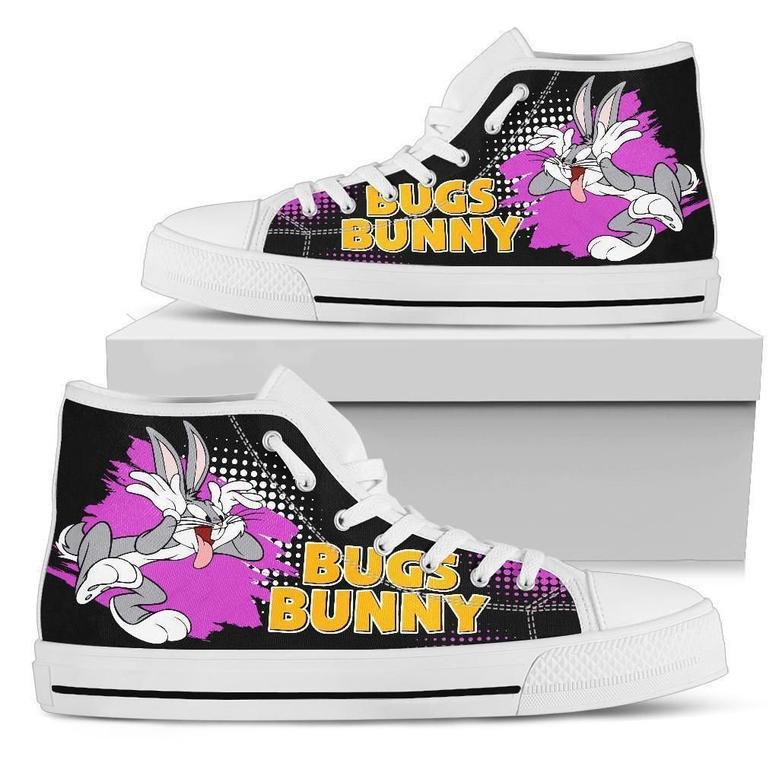 Bugs Bunny Sneaker High Top Shoes Looney Tunes Fan High Top Shoes