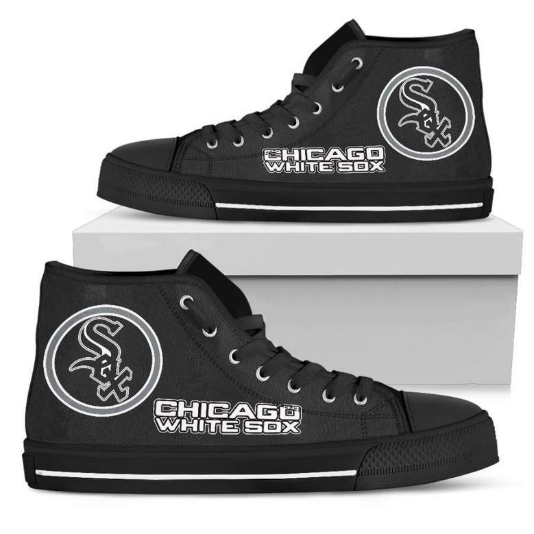 Circle Logo Chicago White Sox High Top Shoes