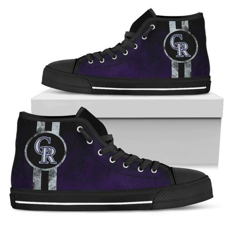 Colorado Rockies High Top Shoes