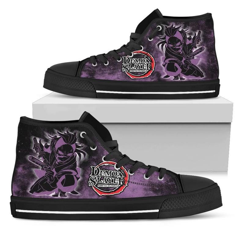 Demon Slayer Genya Sneakers High Top Shoes Anime Fan High Top Shoes