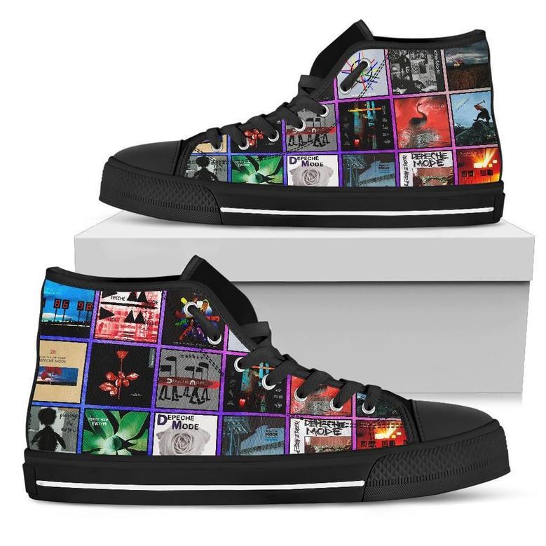 Depeche Mode Sneakers Album High Top Shoes Rock Band Fan High Top Shoes