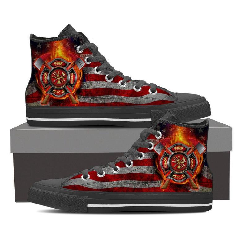 Fire Fighter High Top Shoes Sneakers