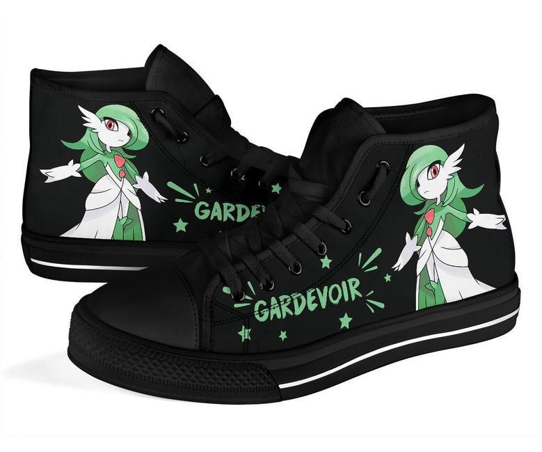 Gardevoir Sneakers Pokemon High Top Shoes Gift Idea High Top Shoes