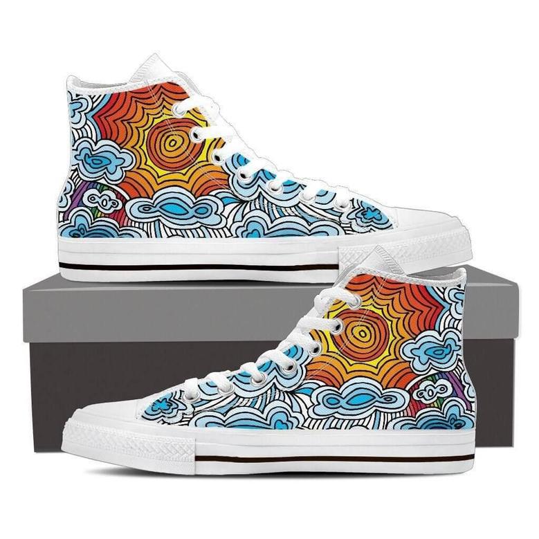 Here Comes The Sun Colors High Top Shoes