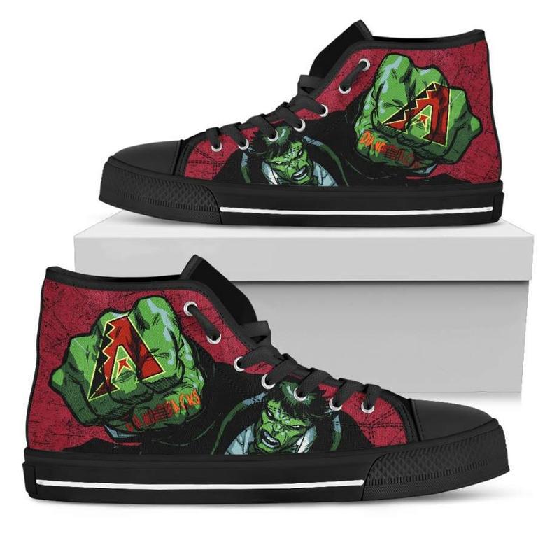 Hulk Punch Arizona Diamondbacks High Top Shoes