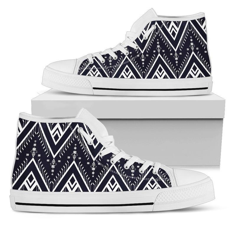 Indians Tribal Aztec Men High Top Shoes