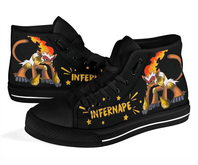 Infernape Sneakers Pokemon High Top Shoes High Top Shoes