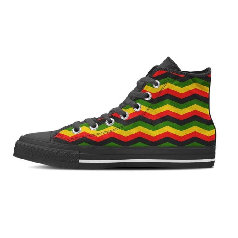 Jamaica Reggae Rasta Women's High Top Shoes
