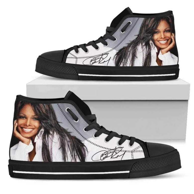 Janet Jackson High Top Shoes