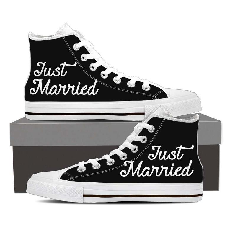 Just Married High Top Shoes Sneakers