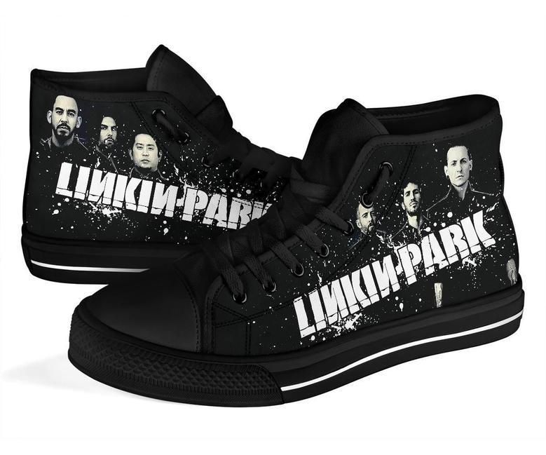 Linkin Park Sneakers Rock Band High Top Shoes Fan High Top Shoes