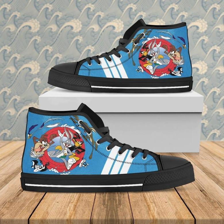 Looney Tunes For Men And Women Sneakers High Top Shoes