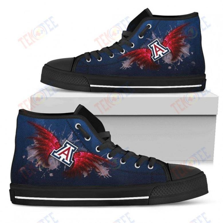 Mens Womens Arizona Wildcats High Top Shoes Batman Style High Top Shoes Printable