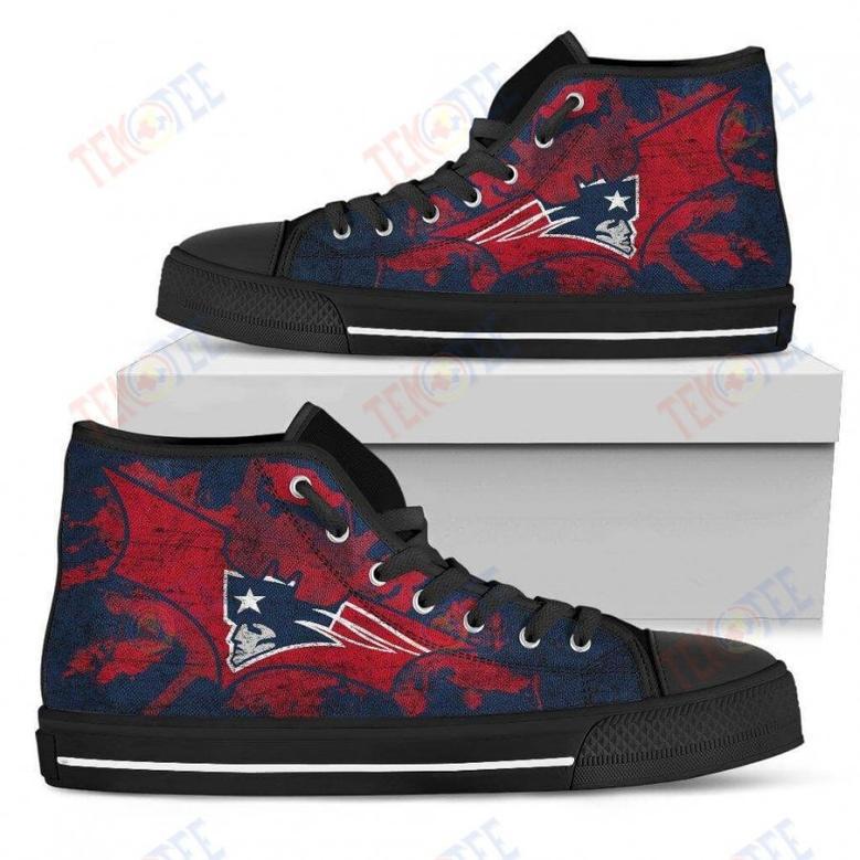 Mens Womens England Patriots High Top Shoes Batman Style High Top Shoes Printable