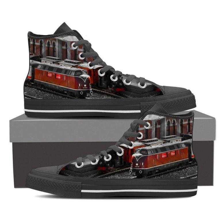 Model Train High Top Shoes Sneakers