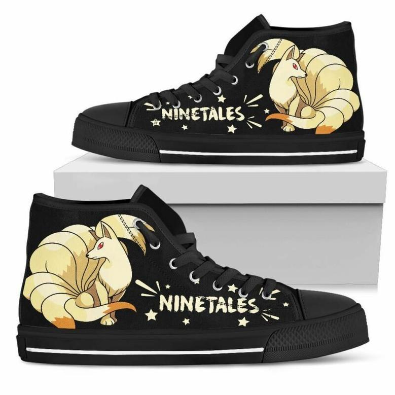 Ninetales Sneakers Pokemon High Top Shoes Gift Idea High Top Shoes