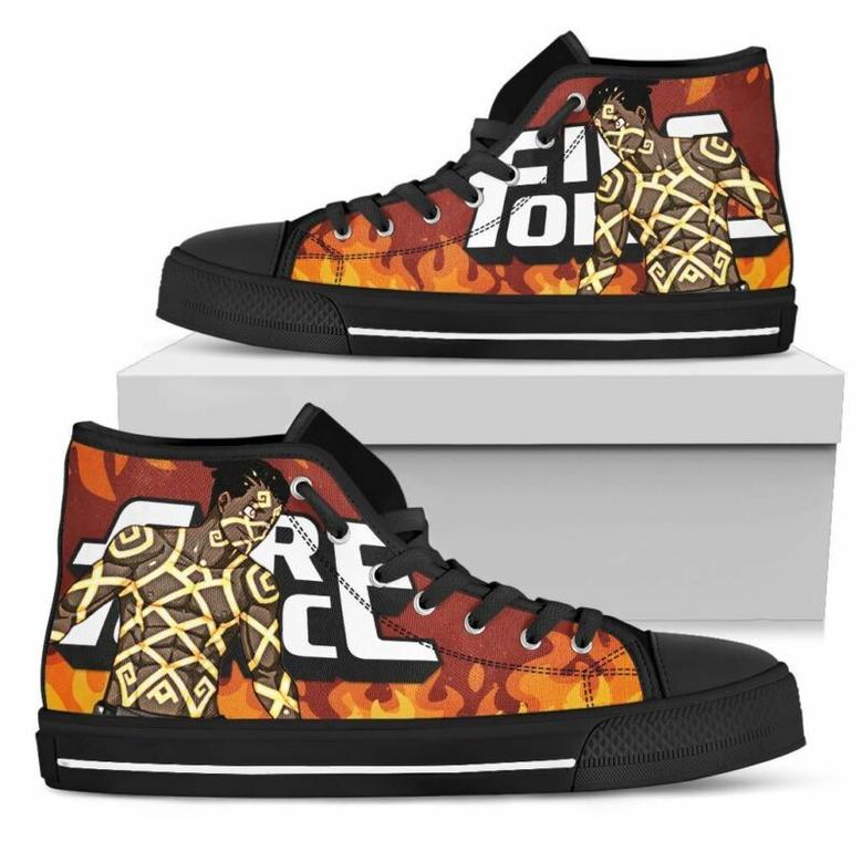 Ogun Montgomery Fire Force Sneakers Anime High Top Shoes High Top Shoes
