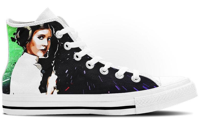 Princess Leia High Tops Canvas Shoes