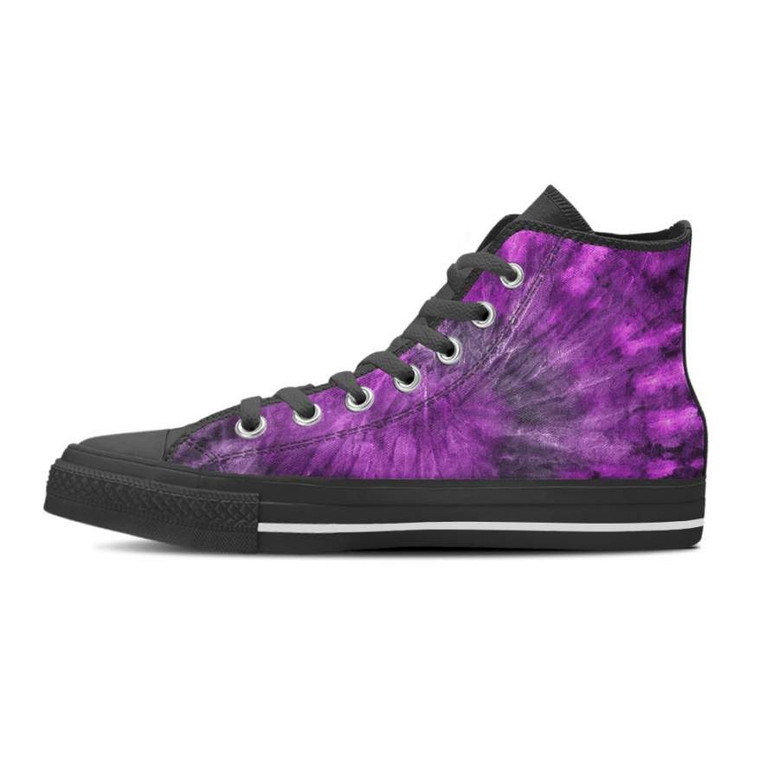 purple tie dye nike shoes