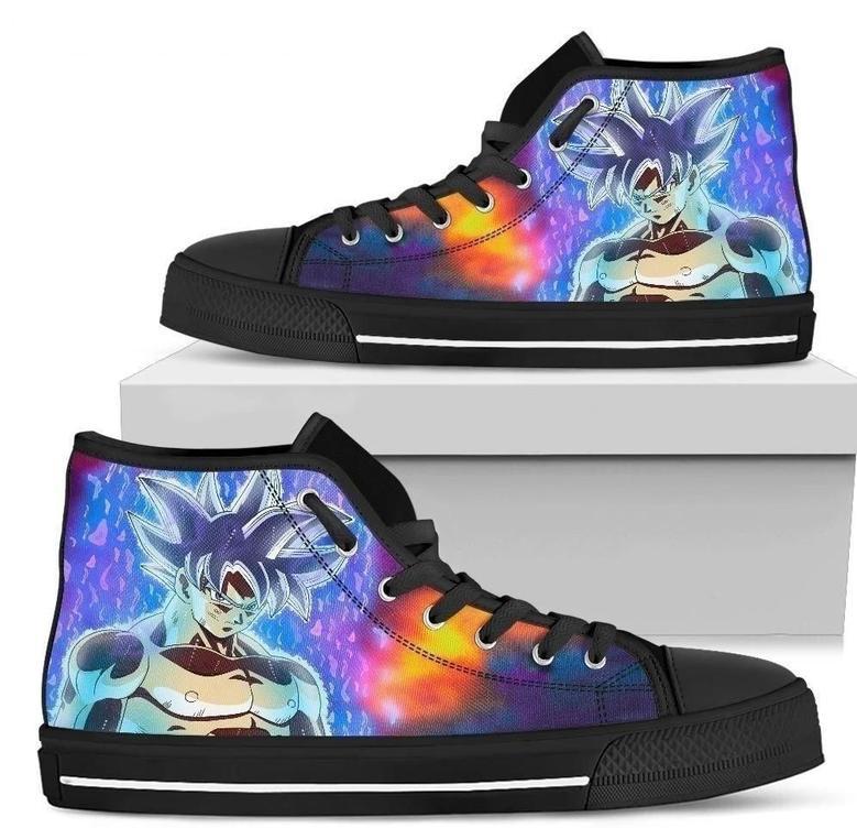 Songoku vs Vegeta High Top Shoes Sneakers Fan Dragon Ball High Top Shoes