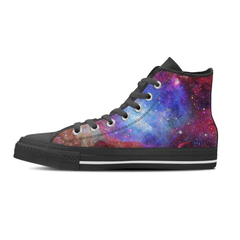 Star Nebula Galaxy Space Women's High Top Shoes