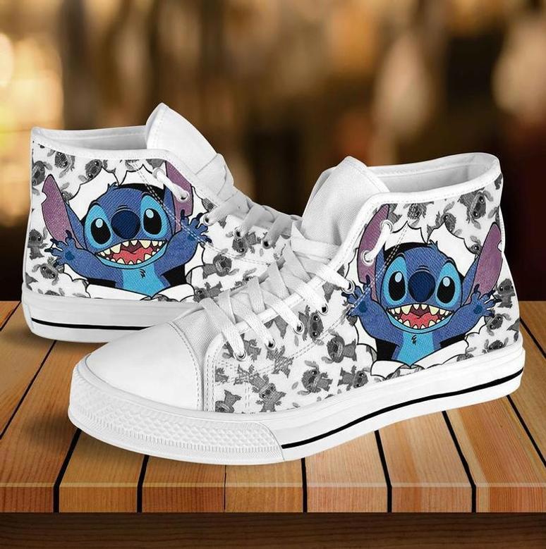 Stitch High Top Shoes