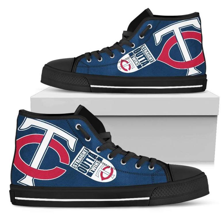 Straight Outta Minnesota Twins High Top Shoes