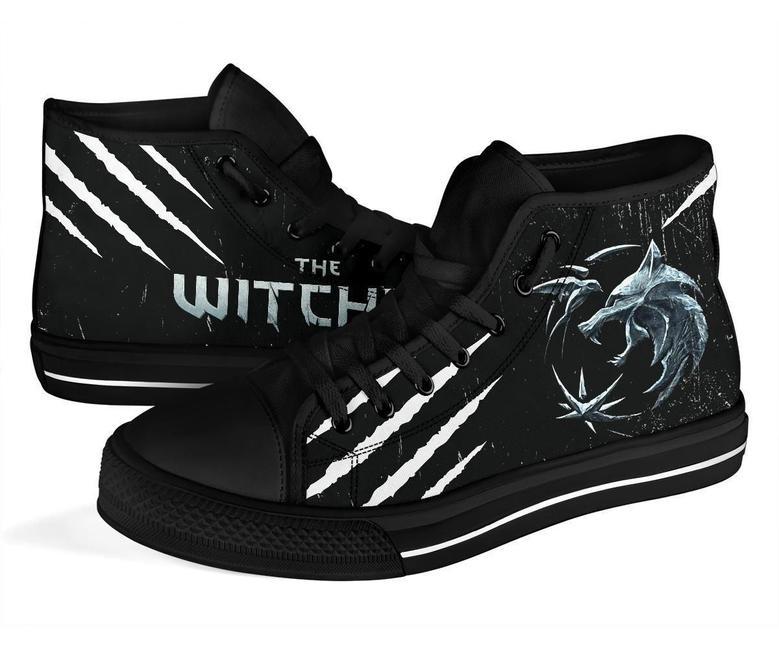 The Witcher Shoes High Top Sneakers Fan High Top Shoes