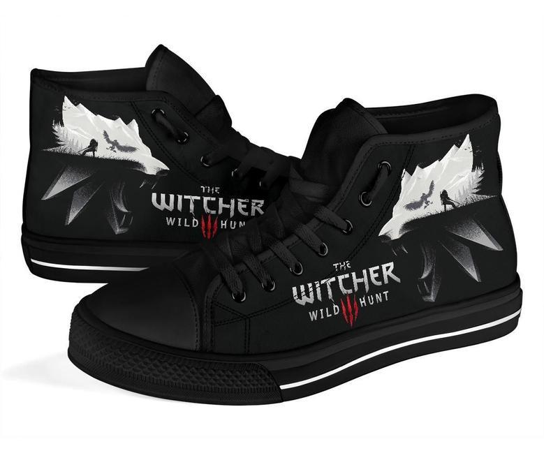 The Witcher Sneakers High Top Shoes Gamer High Top Shoes