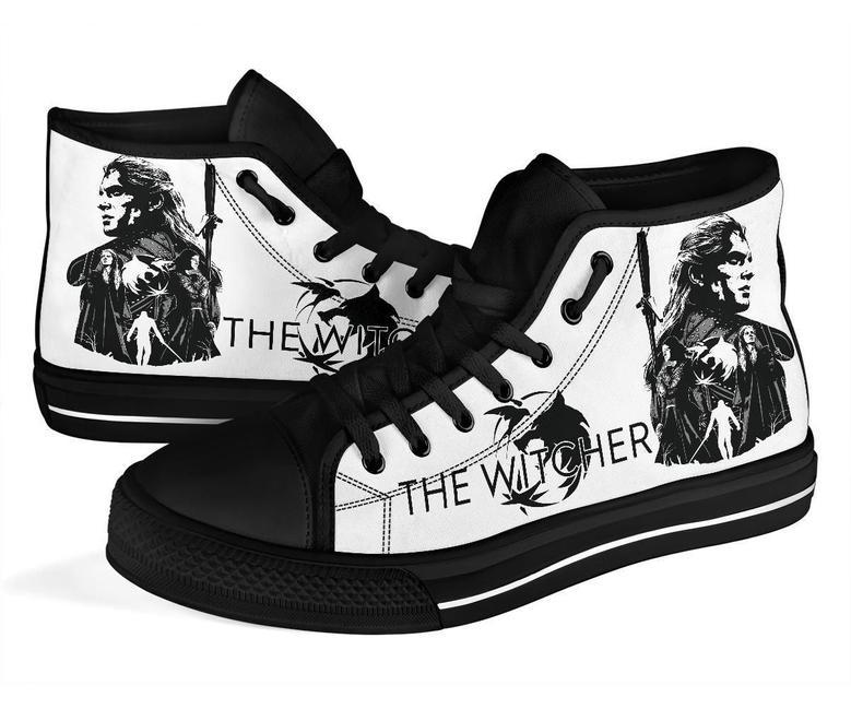 The Witcher Sneakers Movies High Top Shoes Fan High Top Shoes