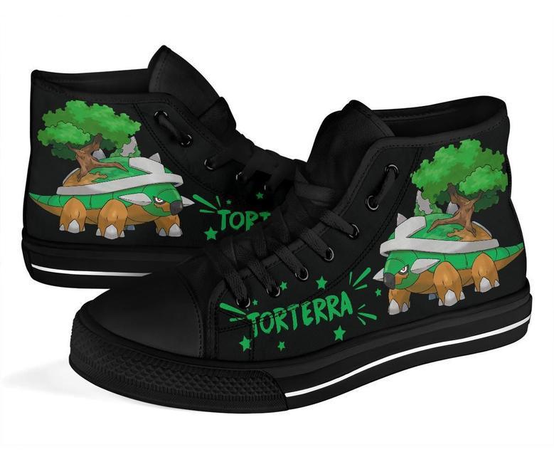 Torterra Sneakers Pokemon High Top Shoes High Top Shoes