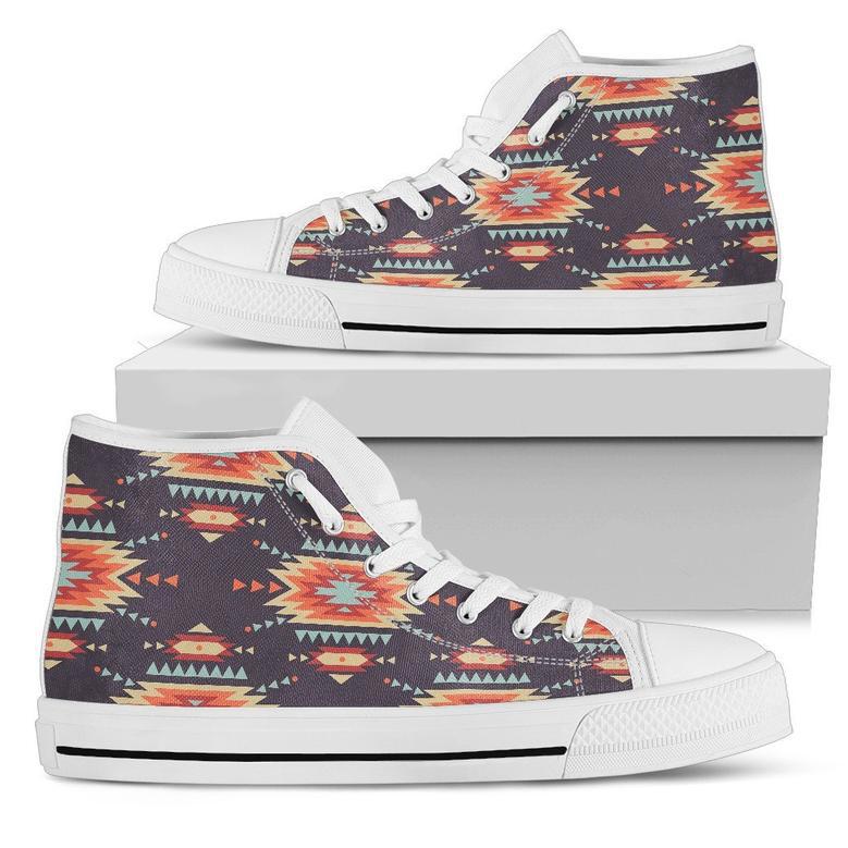 Tribal indians Aztec Men High Top Shoes