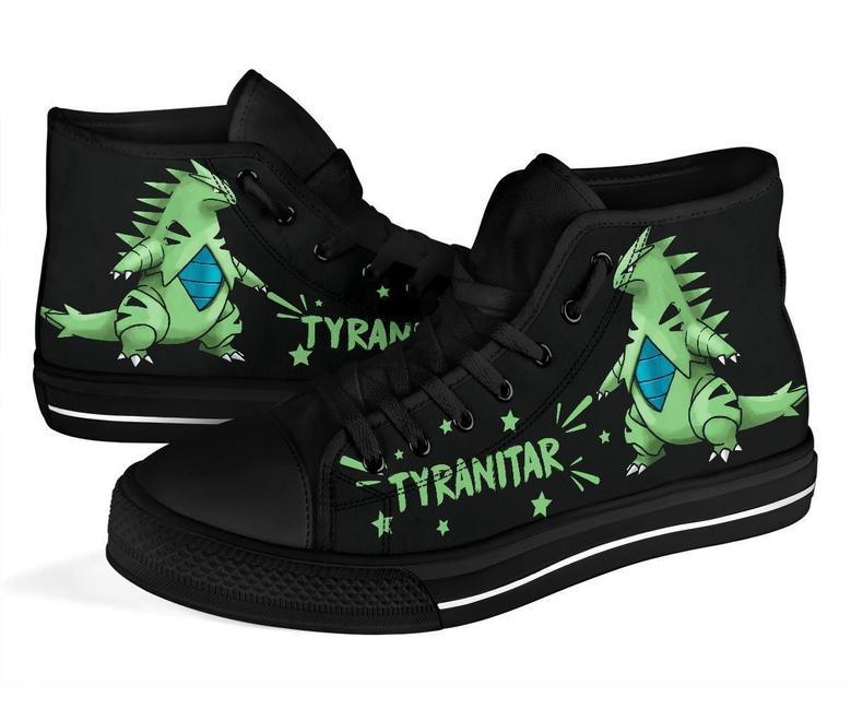 Tyranitar Sneakers Pokemon High Top Shoes Gift Idea High Top Shoes