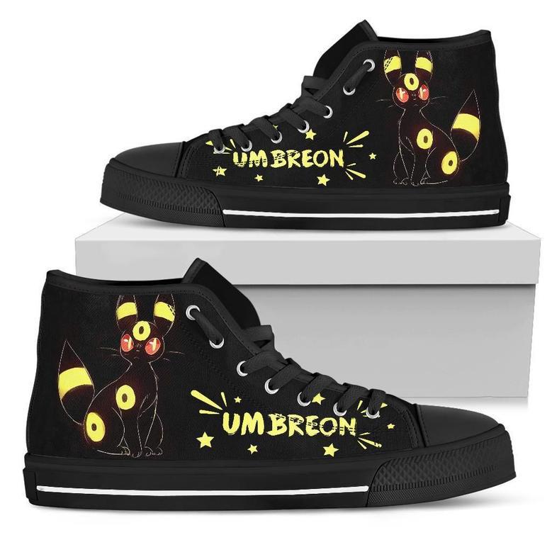 Umbreon Sneakers Pokemon High Top Shoes Gift Idea High Top Shoes