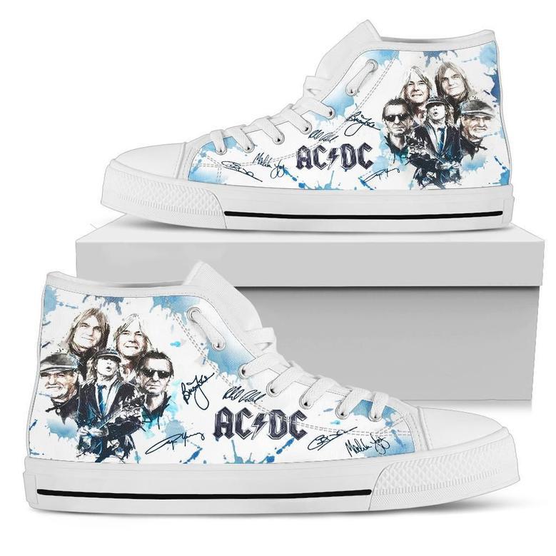 Acdc Band For Men And Women Custom Canvas High Top Shoes