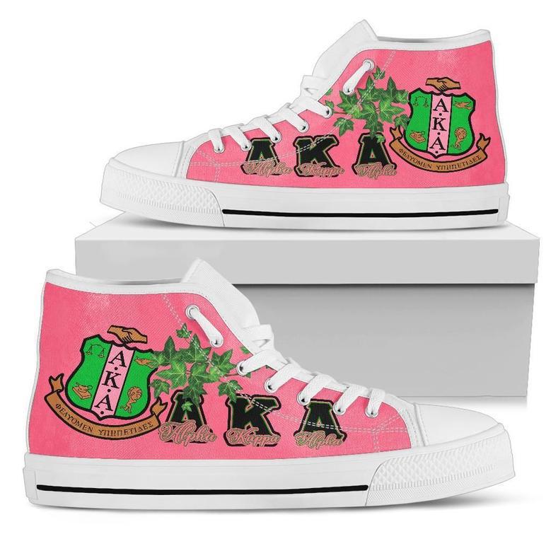 African Footwear - Alpha Kappa Alpha High Top Shoes