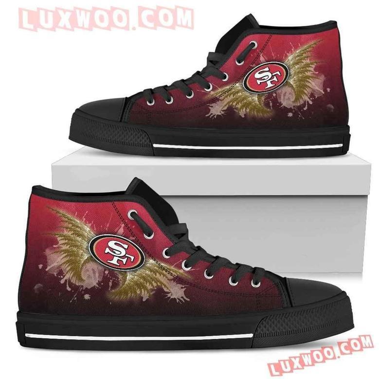 Angel Wings San Francisco High Top Shoes Sport Sneakers