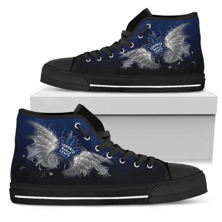 Angel Wings Toronto Maple Leafs High Top Shoes