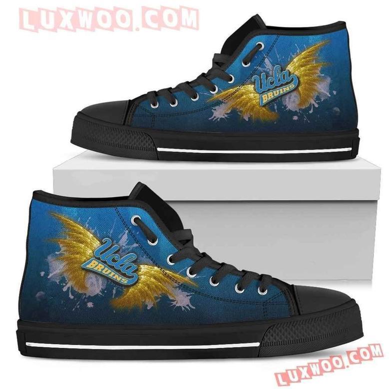 Angel Wings Ucla Bruins High Top Shoes Sport Sneakers