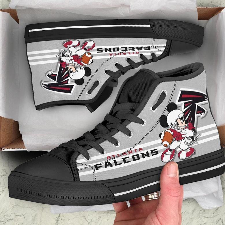 Atlanta Falcons Sneakers High Top Shoes Fan Gift