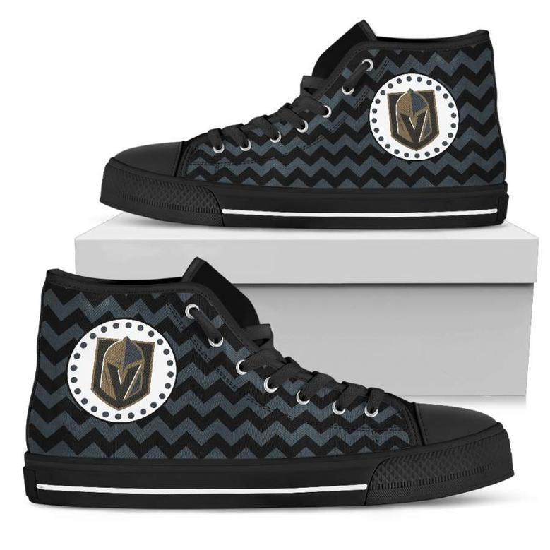 Chevron Broncos Vegas Golden Knights High Top Shoes