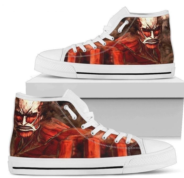 Colossal Titan Attack On Titan Sneakers High Top Shoes