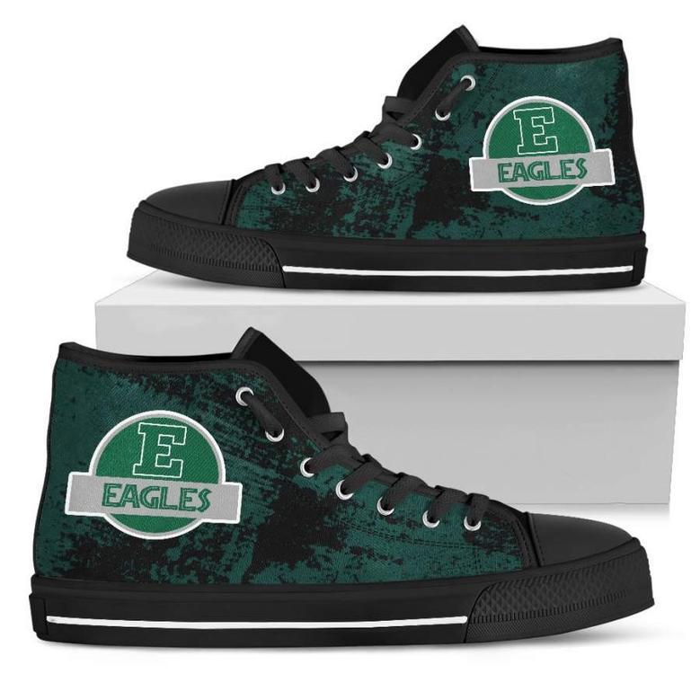 Cute Jurassic Park Eastern Michigan Eagles High Top Shoes