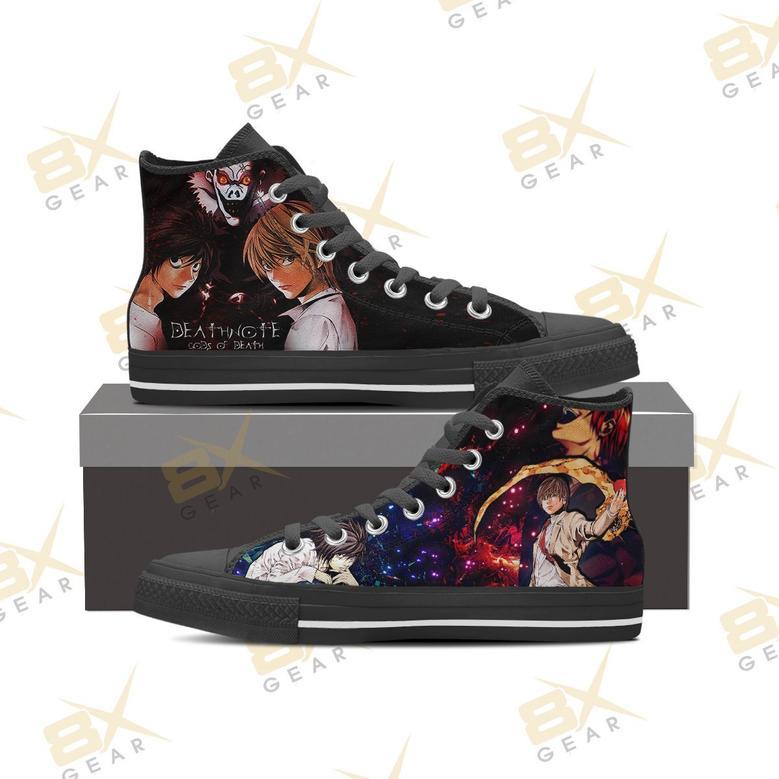 Death Note Sneakers Anime Fan High Top Shoes